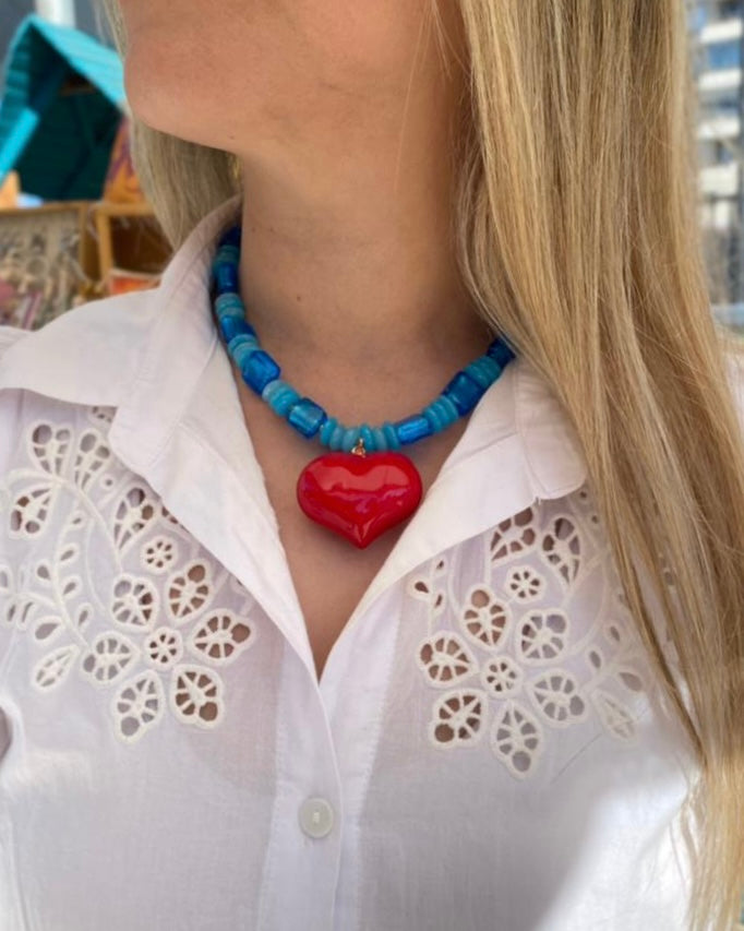 Collar Oasis Rojo