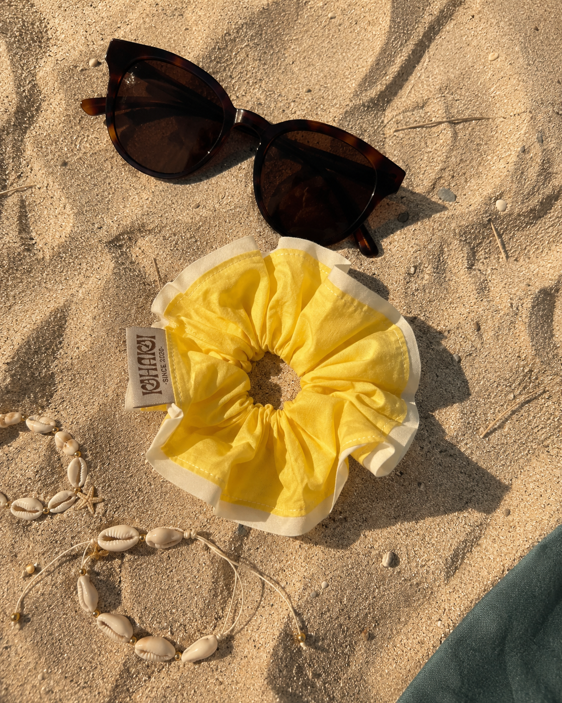 Scrunchie Yellow Summer