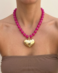 Collar Oasis Fucsia