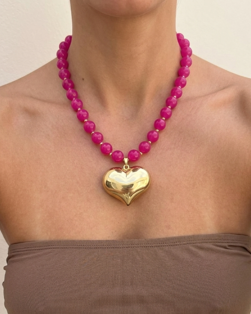 Collar Oasis Fucsia
