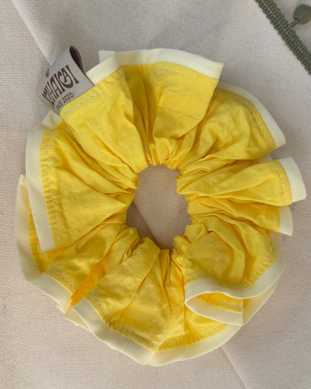 Scrunchie Yellow Summer