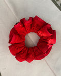 Scrunchie Sesgo Rojo
